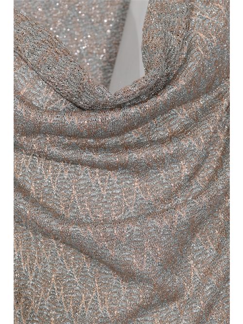 Top fluido in maglia di viscosa con lurex D. Exterior | 623528ARGI